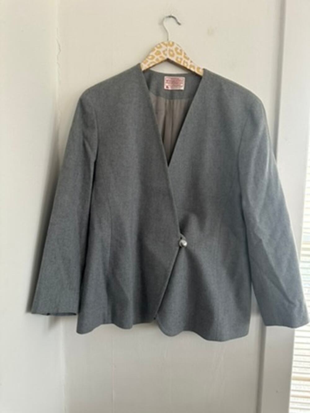 PENDLETON Women's Blueish Gray Wool Jacket | Size 16